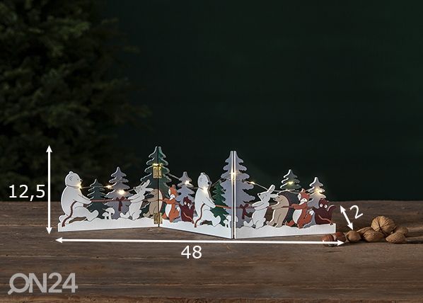 Valokoriste Forest Friends mitat