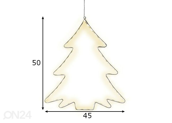 Valokoriste Lumiwall mitat