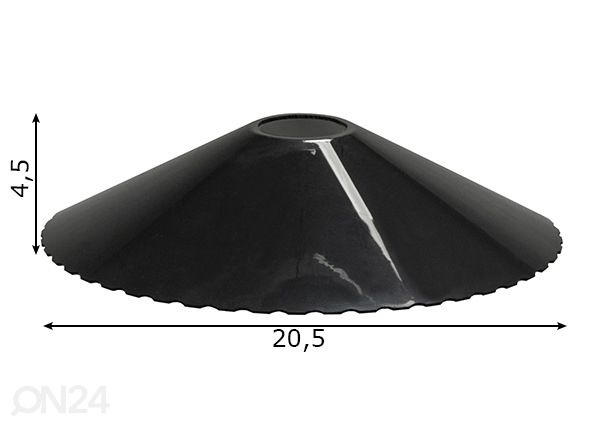 Valonauhan varjostin 5 kpl mitat