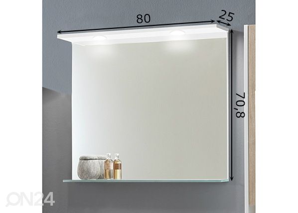 Valopeili 4040 mitat