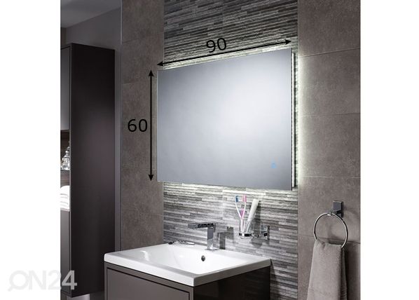 Valopeili Eden 90x60 cm mitat