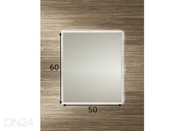 Valopeili Lady LED 50x60 cm mitat