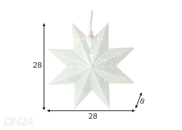 Valotähti Classic mitat