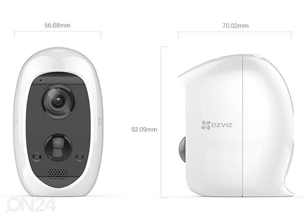 Valvontakamera Ezviz C3A mitat