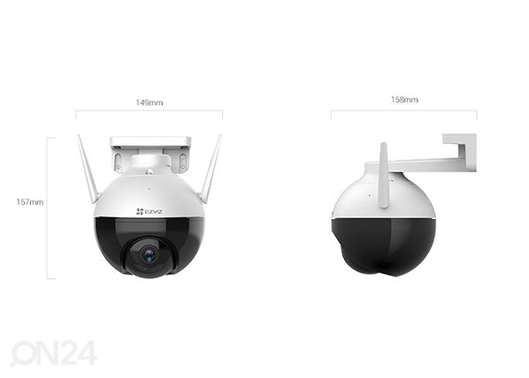 Valvontakamera Ezviz C8C mitat