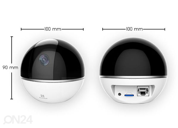 Valvontakamera Ezviz Mini 360 Plus mitat