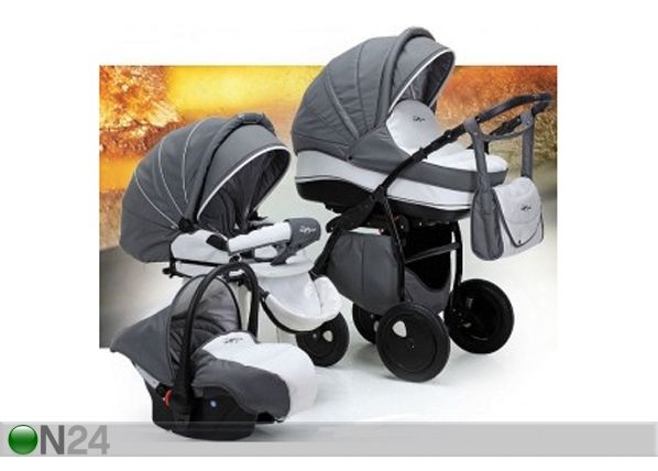 Vaunut-rattaat TUTIS ZIPPY SILVER PLUS, nahka