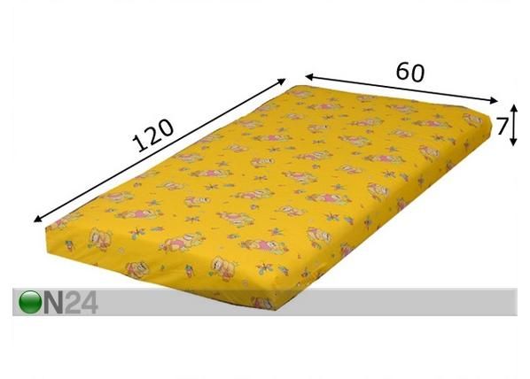 Vauvan patja FANNY 60x120 mitat