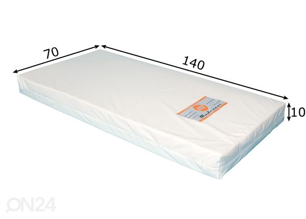Vauvan patja Madrazzi Baby 70x140 cm mitat