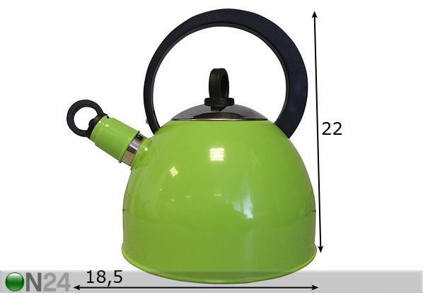 Vedenkeitin 2 l mitat