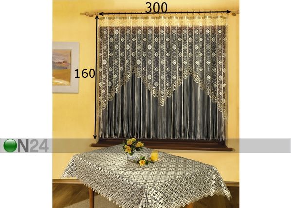Verho GRETA2 300x160 cm mitat
