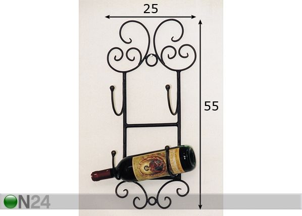 Viiniteline BORDEAUX mitat