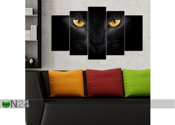 Viisiosainen taulu CATS 100x60 cm