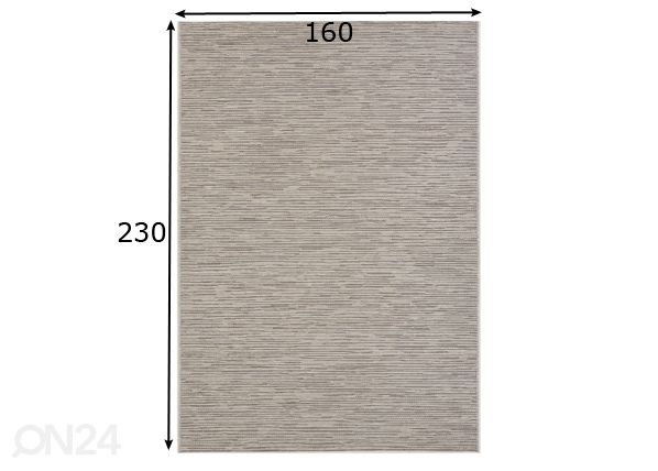 Village’s matto Kelo 160x230 cm mitat