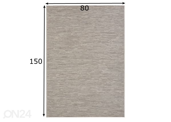 Village’s matto Kelo 80x150 cm mitat