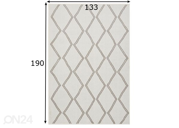 Village’s matto Lana 133x190 cm mitat