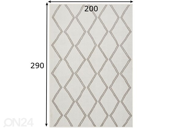 Village’s matto Lana 200x290 cm mitat