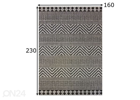 Village’s matto Layla 160x230 cm mitat