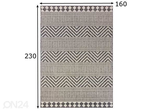 Village’s matto Layla 160x230 cm mitat