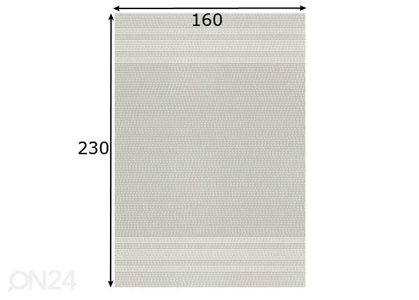 Village’s matto Lotta 160x230 cm mitat