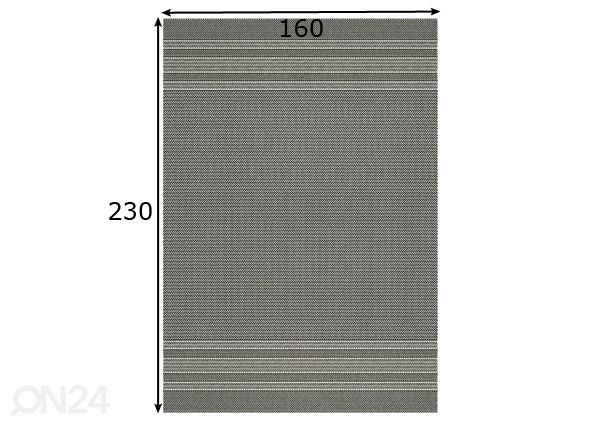 Village’s matto Lotta 160x230 cm mitat
