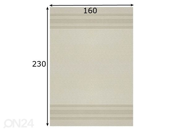 Village’s matto Lotta 160x230 cm mitat