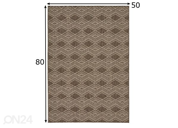 Village’s matto Wave 50x80 cm mitat