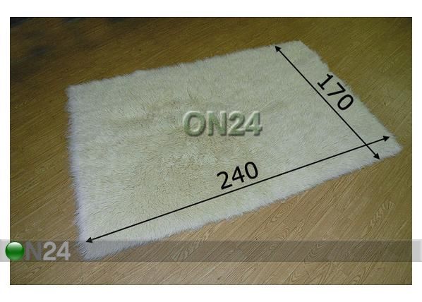 Villamatto Flokati 170x240 cm mitat