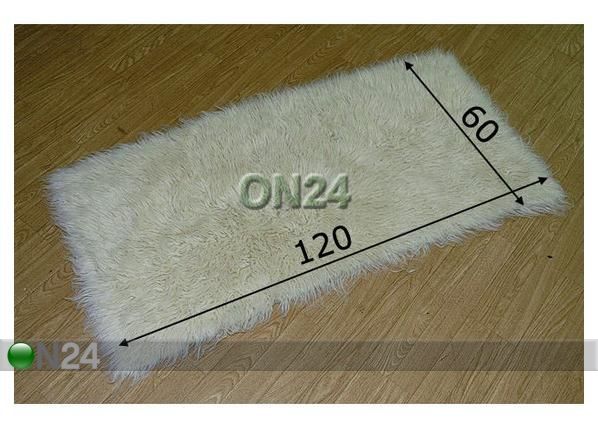 Villamatto Flokati 60x120 cm mitat