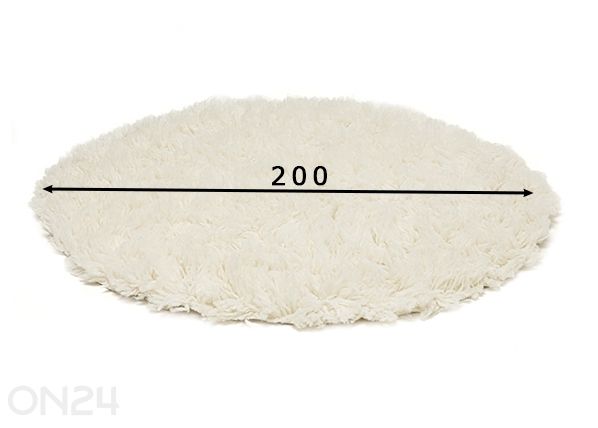Villamatto Flokos Ø 200 cm mitat