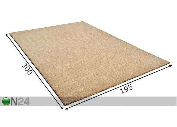 Villamatto Haltu 195x300 cm mitat