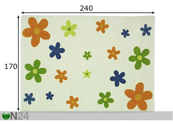 Villamatto LIGO 170x240 cm mitat