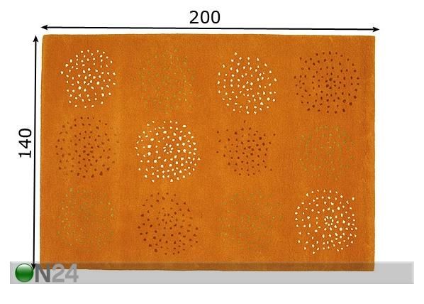 Villamatto Riga 140x200 cm mitat