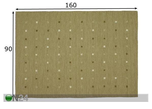 Villamatto SIGULDA 90x160 cm mitat