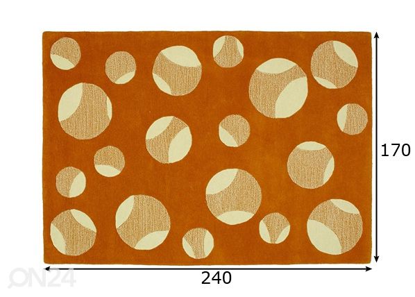 Villamatto SLICE 170x240 cm mitat