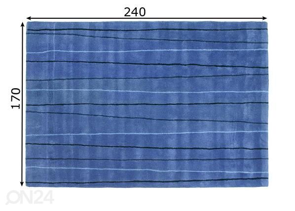 Villamatto Streets 170x240 cm mitat