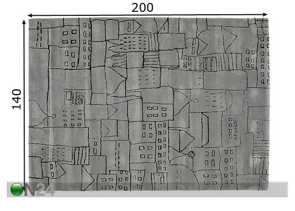 Villamatto TALLINNA 140x200 cm mitat