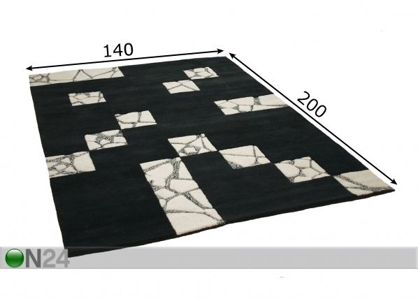 Villamatto TRAKAI 140x200 cm mitat