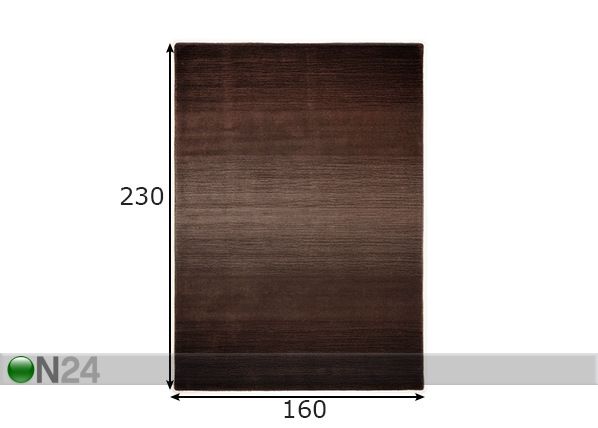 Villamatto Wool Comfort 160x230 cm mitat