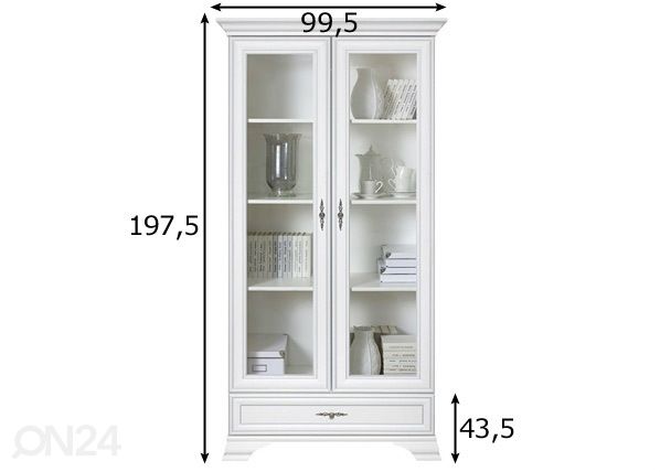Vitriinikaappi mitat