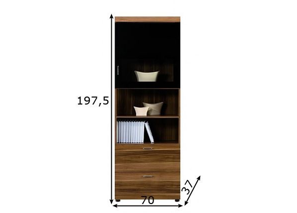 Vitriinikaappi ASTOR mitat