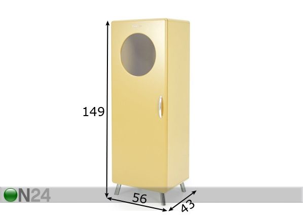 Vitriinikaappi Cobra Soft mitat