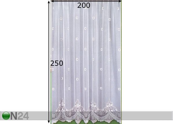 Voileeverho MAAGIA 200x250 cm mitat