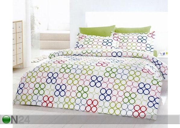 Vuodevaatesetti MULTI CIRCLE 160x220 cm