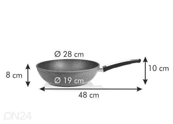 Wokkipannu Tescoma i-Premium Stone Ø 28 cm mitat
