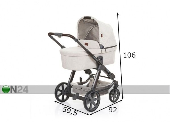 Yhdistelmävaunut ABC DESIGN CONDOR 4 2in1 mitat