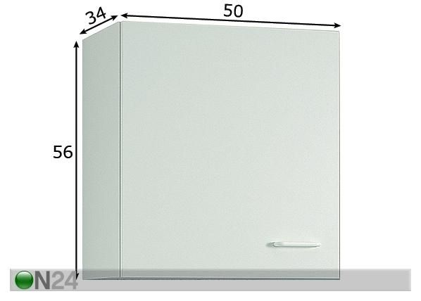 Yläkaappi BASIC 50 mitat