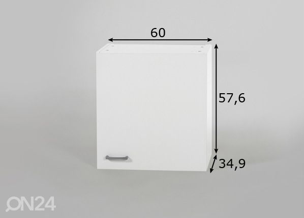 Yläkaappi KLASSIK 60 mitat