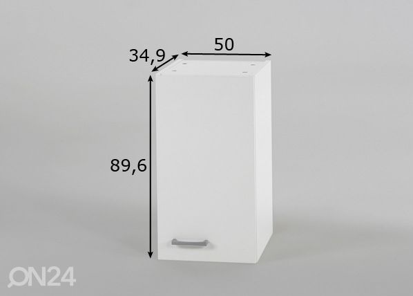Yläkaappi Klassik 60 mitat