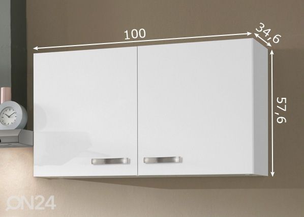 Yläkaappi Lagos 100 cm mitat